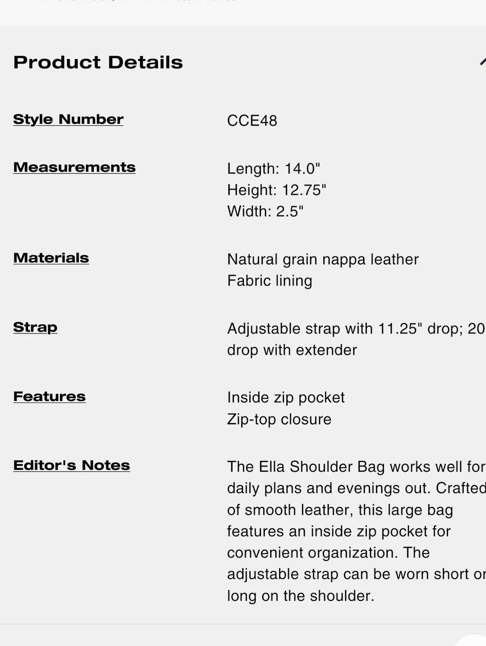 Coach Ella Shoulder Bag Espresso - Picture 3 of 13